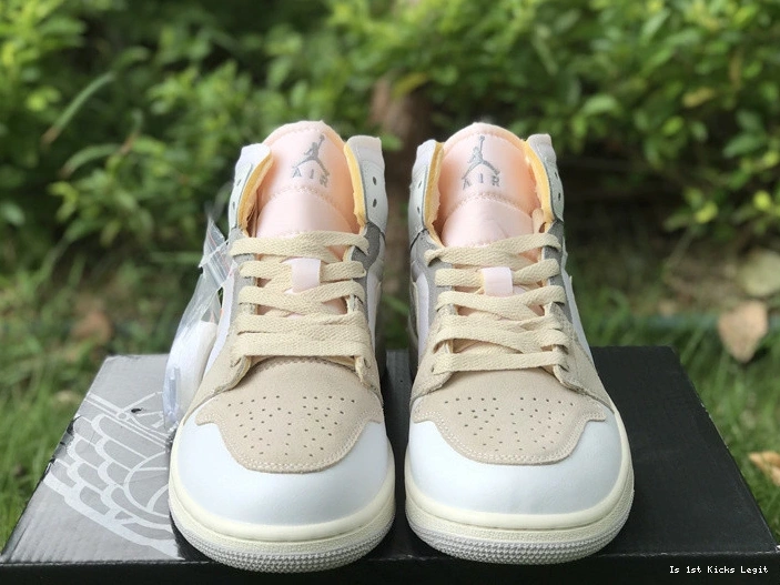 Out  DM9652-100 Inside SE Craft 1 Mid White Grey Jordan 1228